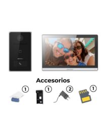 Kit Videoportero con Monitor 7" con Micro-SD