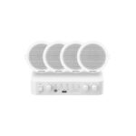 Kit Audio Analógico con Amplificador de 60W y 4 Altavoces 6W