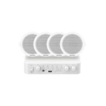 Kit Audio Analógico con Amplificador de 60W y 4 Altavoces 6W