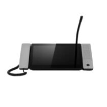 Micrófono IP con Base y Pantalla Táctil 10"
